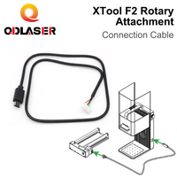 Cable de Conexión Original QDLASER, Piezas de Repuesto para la Máquina de Grabado Láser con Accesorio Rotatorio XTool F2
