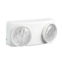 Lumière d'urgence LED à double spot 4W, auto-test, 3 heures
