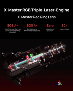 20 4K Triple Laser HDR 3D Ready Portable Home <b>Projector</b> 100" Motorized Screen 5700 Google TV Built-in 20 20 - Product Image 3