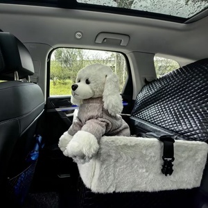 Kunden spezifisches Logo <span class=keywords><strong>Dog</strong></span> Booster Autos itz Tragbares Haustier bett mit angebautem Schatten Trage tasche Einfache Aufbewahrung für kleine Katzen und Hunde - Product Image 3