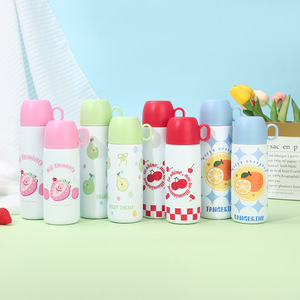 Fruit Themed Insulated Cup 304 Stainless Steel Portable Travel Outdoor Cup Compact Mini Pocket Size - Product Image 2