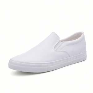 Zapatillas Deportivas Casuales de Primavera para Hombre, Estilo <span class=keywords><strong>Slip</strong></span>-<span class=keywords><strong>On</strong></span>, para Trabajar, Estudiar, Color Blanco, para Parejas - Product Image 4