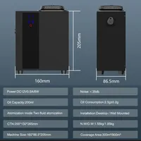 Diffuseur de Parfum d'Ambiance CVC Électrique A300 Personnalisable, Mural en Métal Écologique, Sans Eau, pour Hôtels et Foyers