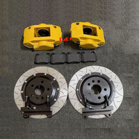 Système de freinage modifié KLAKLE 7700 étrier arrière 4pot avec rotor à disque percé pour Chevrolet Corvette