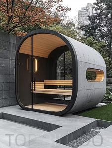 Salle <span class=keywords><strong>de</strong></span> sauna à vapeur intégrée mobile, chauffage rapide et ne craint pas le froid, peut être utilisée dans les hôtels <span class=keywords><strong>de</strong></span> jardin, les voyages et les vacances - Product Image 2