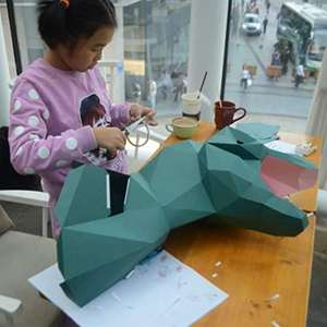 Kit d'<span class=keywords><strong>origami</strong></span> sur le thème des animaux pour enfants, comprenant des feuilles de papier, des modèles, un livre de tutoriel d'artisanat, un jouet éducatif Leenice Le252 - Product Image 3