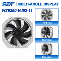 Ventilateur axial de ventilation pour armoire de commutation d'onduleur W2E250-HJ52-11, unité de remplacement industrielle, système, ensemble, équipement, appareil
