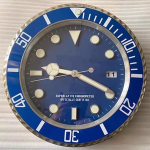 Reloj de Pared de Cuarzo de Lujo con Diseño Metálico, Analógico, Artístico para Oficina, con Lupa, Moderno, Reloj de Pulsera y de Pared - Product Image 6