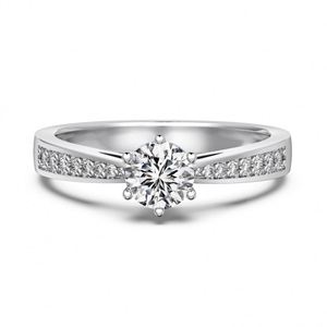 Dylam Personalized Design Fine Jewelry S925 <b>Silver</b> <b>Eternity</b> Band Colorful 5A Cubic Zirconia Birthstone Jewelry <b>Rings</b> for Women - Product Image 1