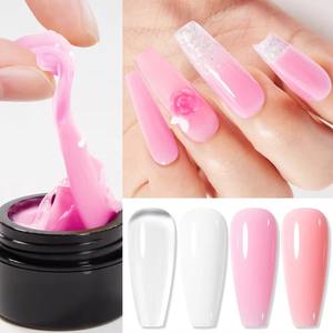 Gel UV solide pour <span class=keywords><strong>extension</strong></span> d'ongles, sculpture florale, nail art, gel de construction <span class=keywords><strong>semi</strong></span>-<span class=keywords><strong>permanent</strong></span>, vernis à ongles pour <span class=keywords><strong>extension</strong></span> des doigts - Product Image 2