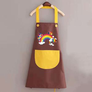 Adjustable Eco-Friendly Canvas Reusable Kids <b>Apron</b> Kit Custom Cleaning Supplies Bib Pocket for Children's Painting <b>Kitchen</b> - Product Image 3