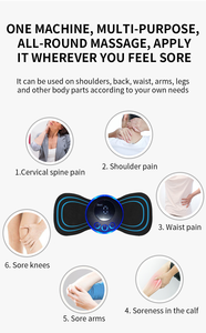 DQ-205 ใหม่มินิแบบพกพาแบบชาร์จไฟได้กระตุ้นความเจ็บปวดนวดไฟฟ้ากระดูกสันหลังส่วนคอขากลับนวด - Product Image 6