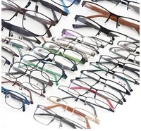 Monturas Ópticas Cuadradas de Metal Sólido Clásicas con Aro Completo para Gafas Graduadas Unisex - Venta al por Mayor con Entrega Rápida