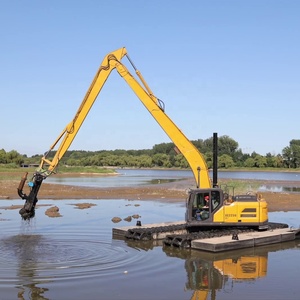 Excavatrice amphibie portative pour le dragage de canal et le renfort de berge - Product Image 1