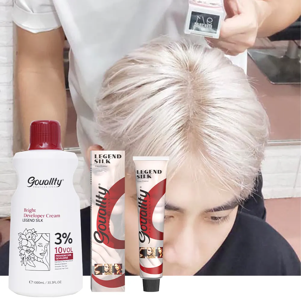 Private Label Red Hair Color Cream Hair Dye for Professional