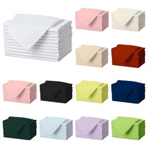 Mềm mại 65% Polyester 35% cotton dệt khăn ăn cổ điển Đồng bằng khăn trải bàn cho nhà bếp đám cưới nhà hàng và khách sạn - Product Image 4