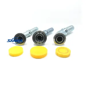 Hydraulic 90 Degree Elbow Flange Connector Permanent Crimp Fitting