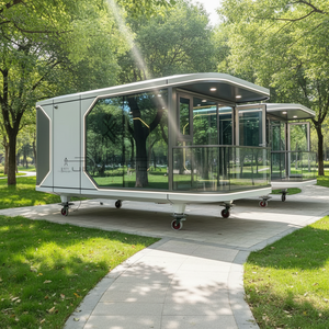 Casa Móvil Contenedor de Aluminio con Diseño de Cápsula Espacial, con Cocina y Dormitorio, Diseño Creativo de Hotel para Uso <span class=keywords><strong>en</strong></span> Villas y Almacenes - Product Image 1