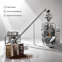 Machine d'emballage automatique de poudre de cacao haute vitesse avec remplisseur à vis sans fin VFFS pour usine alimentaire – Solution d'emballage personnalisée