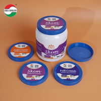 Couvercles ronds à visser en plastique PP Couvercles de bocaux Pop Top Couvercle en plastique pour boîtes de conserve Film intérieur de bocal de lait en poudre