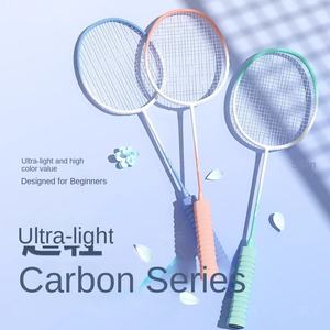 Newchance Ensemble de raquettes de <span class=keywords><strong>badminton</strong></span> professionnel pour enfants adultes Ultra-léger Double costume en Fiber de carbone Durable Flagship Store - Product Image 1