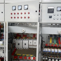 Armoire de distribution basse tension série GGD 380V 400V avec barre omnibus en cuivre à panneau fixe pour projets de distribution d'énergie