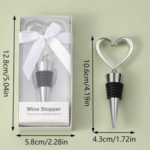 Heart Shaped <b>Wine</b> <b>Stopper</b> Metal Sealing Bottle Plug For Wedding Party Gift - Product Image 4