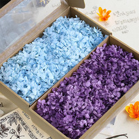Boîte de fleurs artificielles Anna Hydrangea en gros, matériel de bricolage floral pour la décoration de mariages, de la fête des Mères et de remises de diplômes, longue durée (3-5 mois)