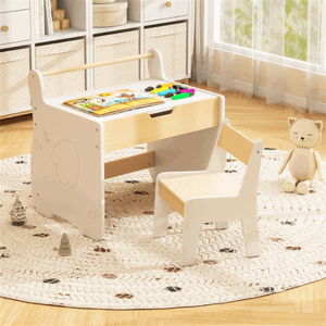 Vente chaude en bois <span class=keywords><strong>multi</strong></span>-<span class=keywords><strong>activités</strong></span> <span class=keywords><strong>Table</strong></span> et chaise artisanales pour tout-petits ensemble pour salle de classe - Product Image 3
