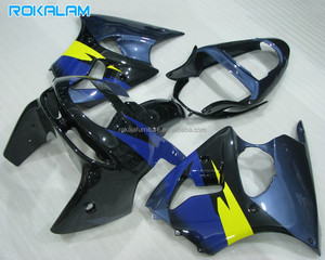 Kit de Carenado de Diseño Clásico para <span class=keywords><strong>Kawasaki</strong></span> <span class=keywords><strong>Ninja</strong></span> ZX-6R <span class=keywords><strong>1998</strong></span> 1999 ZX636 98 99 <span class=keywords><strong>ZX6R</strong></span>, Carenado Personalizado para Moto Deportiva - Product Image 1