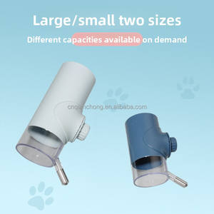 <span class=keywords><strong>Bebedero</strong></span> Colgante Ecológico de Plástico para Mascotas, Comedero para Perros, Recipiente para Agua para Jaulas de Gatos y Conejos - Product Image 3