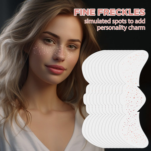 Pegatinas de Purpurina para el Rostro, Pecas Falsas Metálicas Doradas Irregulares, <span class=keywords><strong>Tatuajes</strong></span> Temporales Impermeables, Pegatinas de Estrellas para Maquillaje DIY <span class=keywords><strong>y</strong></span> Fiestas - Product Image 2