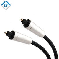 PRIX USINE Câble Toslink (Optique Toslink Câble/Câble Audio Optique Numérique) 6 pieds avec Connecteurs En Métal et Veste Tressée