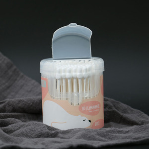 Của em bé nhu yếu phẩm hàng ngày đầu lớn bông tăm bông cho navel và làm sạch tai - Product Image 4