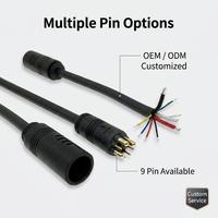 DREAM 9 Pinli Amfi Konektörü E-Bisiklet için 9 Pinli Konektör