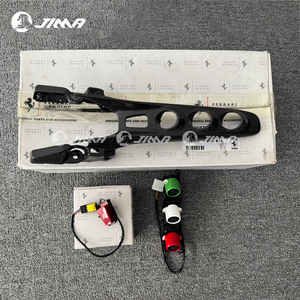 Interruptor de Marchas de Tres Colores con Botón de Control Central de Fibra de Carbono para <span class=keywords><strong>Ferrari</strong></span> F8 OE 878158 891949 881236 70006706 - Product Image 4