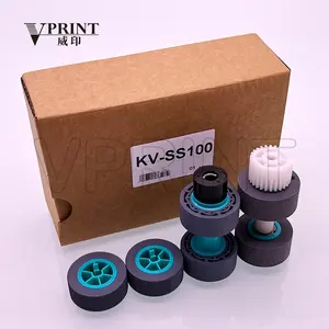 Kit pertukaran roller pemindai KV-SS064 KV-SS100 kompatibel dan baru untuk Panasonic KV S8127 S8147 suku cadang Printer