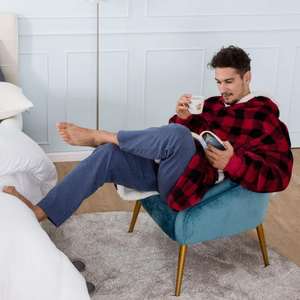 Felpa Oversize Teddy Cappotto Invernale Unisex Felpe con Cappuccio Semplici per Uomo Pigiami Firmati per Donna - Product Image 2