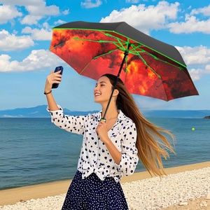 Promotional Outdoor Gift Promotion Travel Rainy Foldable Umbrellas 3 Folding UV Umbrella for Rain - Product Image 3