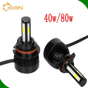 2019 Guangzhou G20 G21 led lente del proiettore del faro 4000lm 8000lm del faro dell'automobile della lampadina led 12V 24V H1 H3 h4 H7 riflettore di trasporto con il ventilatore