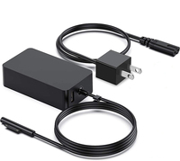 Adaptateur de chargeur électrique pour ordinateur portable 36W/44W/65W/102W avec protection OTP pour Microsoft Surface Pro 9/8/7/6/5/4/3 Surface Book et étui de voyage