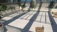 Système de sous-plancher modulaire en acier ZAM, ignifuge, imperméable, écologique, design moderne, sans soudure, avec grille de plancher