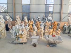 Stock Promotion Extérieur Jardin Décoration Pierre Naturelle Figure <span class=keywords><strong>Statue</strong></span> Sculpté À La Main Grec <span class=keywords><strong>Marbre</strong></span> Lady Sculpture - Product Image 4