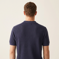 Pull en cachemire et laine pour homme, pull polo à manches courtes en tricot, pulls en laine tricotés pour homme, pull pour homme