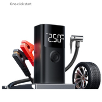 Multi Function Portable 6000MAh Car Jump Starter with Air Compressor Light Tire Inflator