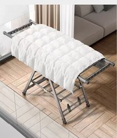 Séchoir à linge pliable à double niveau en métal en forme d'aile, style vintage, séchoir à linge vertical avec installation facile