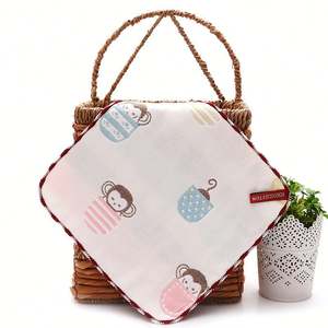 Pañuelo de Bebé, Toalla de Gasa de 6 Capas, Toalla de Saliva Suave 100% Algodón, Paños de Regurgitación para Bebés Recién Nacidos, 25*25 cm - Product Image 3