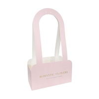 Boîte d'emballage pour bouquet de fleurs en bois, couleur bois, pour la fête des mères, avec 38 compartiments, en carton blanc, pour arrangement floral DIY, sac à main