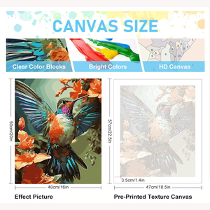 צבע אקרילי על ידי מספרים ערכה diy 30*40 ס "מ מודפס קריקטורה תמונה נוף עם מנורת פרפר עבור עריכות הבית ומתנות - Product Image 4