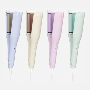 MINi Ionische Anti-Verbrandings Haarcrimper 2-Barrel Ionische Krultang voor Golvend Haar 22mm Krulstaaf Crimper Haarstyler voor Brede Diepe Golven - Product Image 6